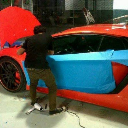 Wrapping mobil