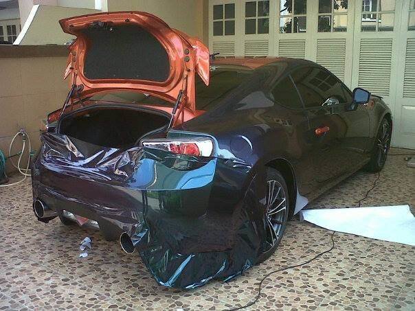 Wrapping mobil