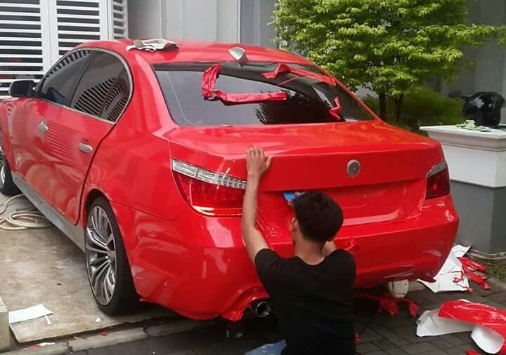 Jasa pasang sticker mobil Jakarta Selatan