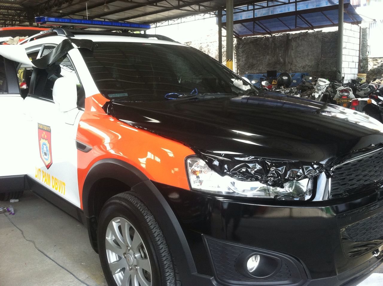 JASA PASANG STICKER MOBIL PANGGILAN BINTARO