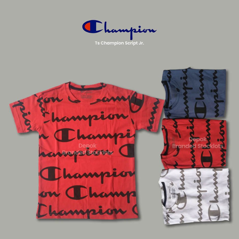 Tshirt Champion Script Jr.