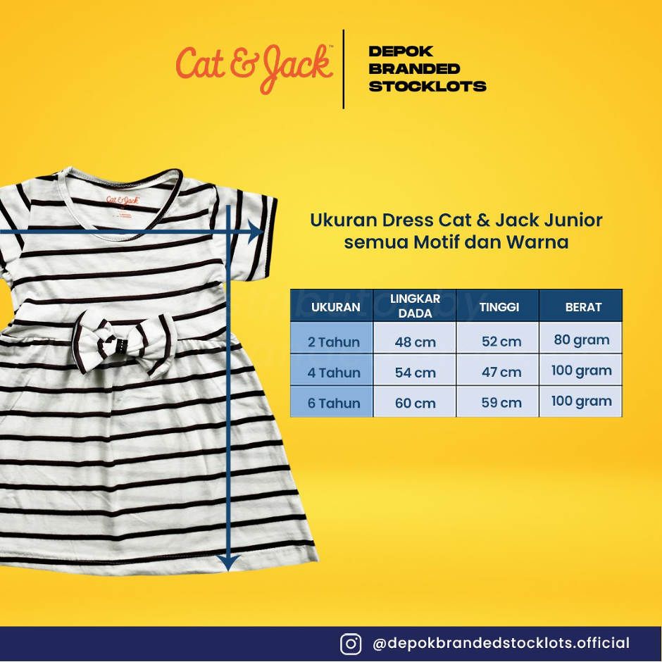 Distributor Dress Cat & Jack Anak Murah 08