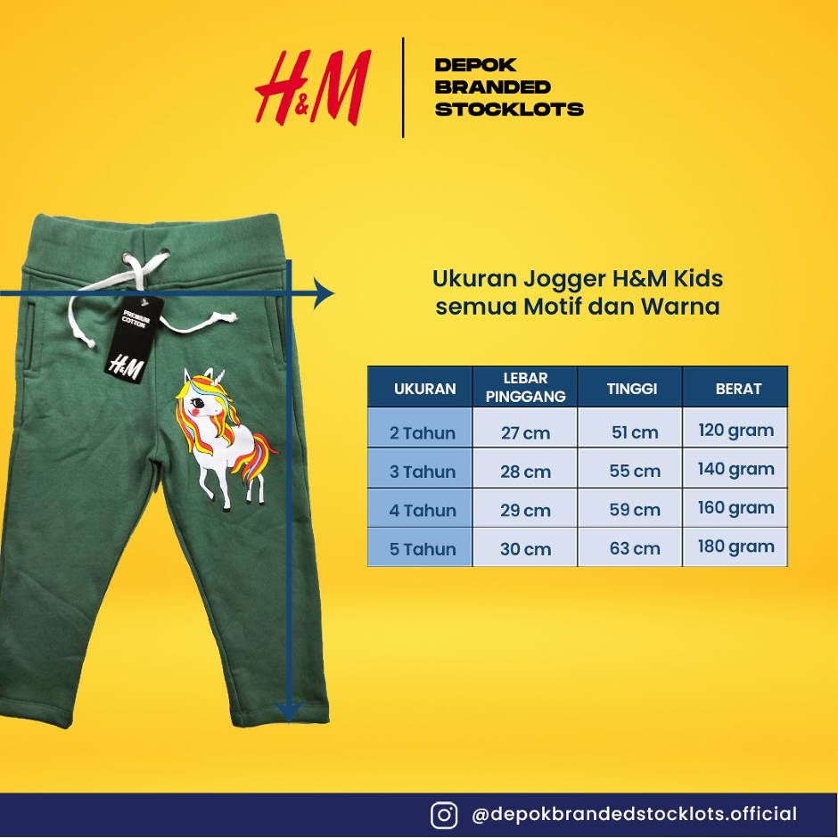 Distributor Celana Jogger H&M Anak Murah 01