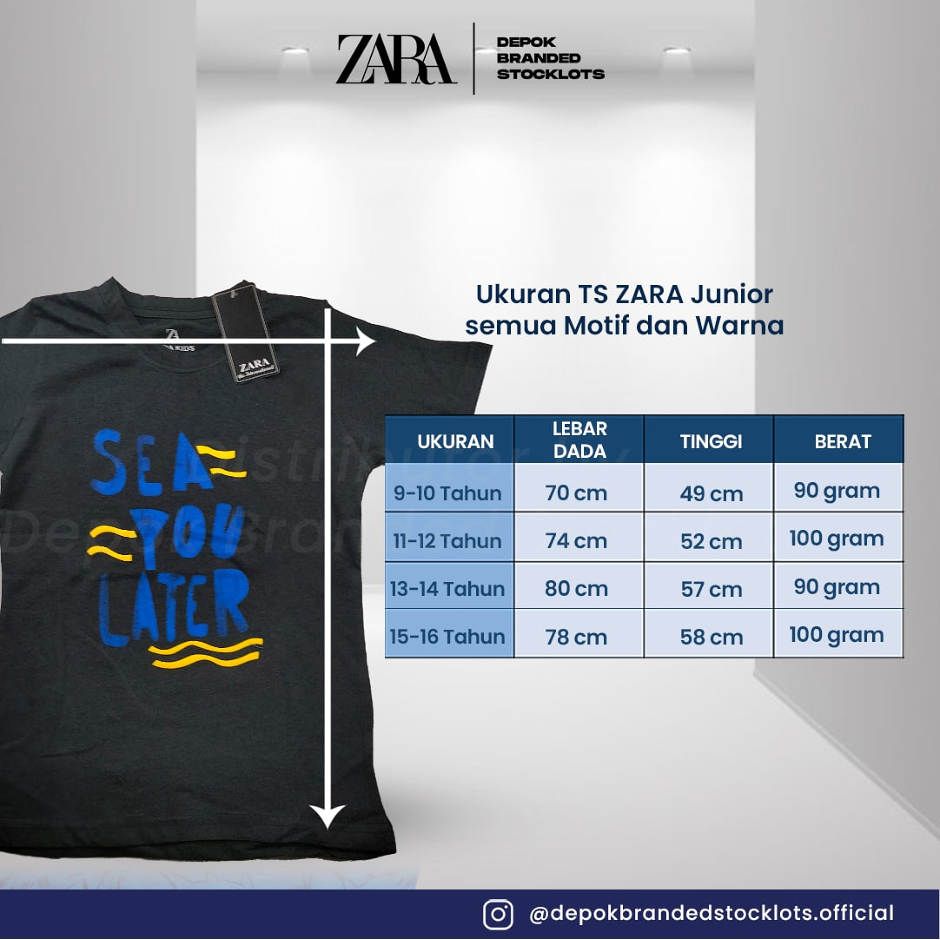 Distributor T-Shirt Zara Junior Murah 03