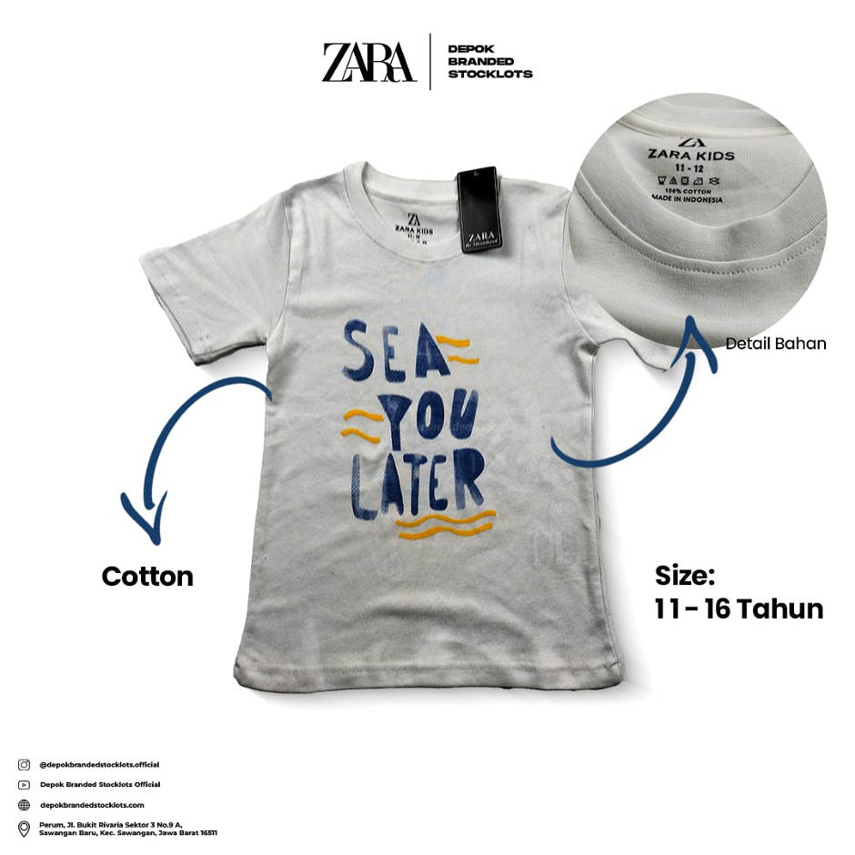 Distributor T-Shirt Zara Junior Murah 06