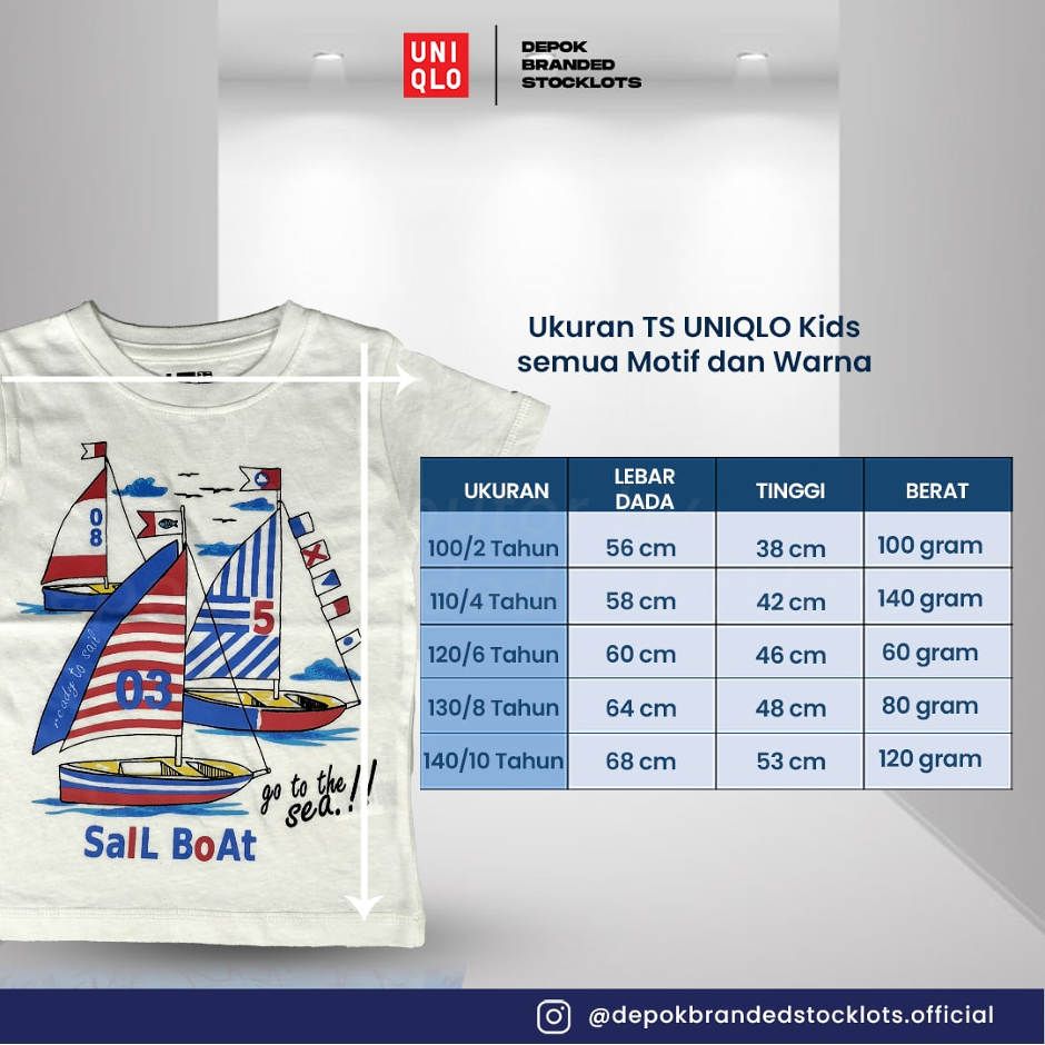 Distributor T-Shirt Uniqlo Kids Murah 03