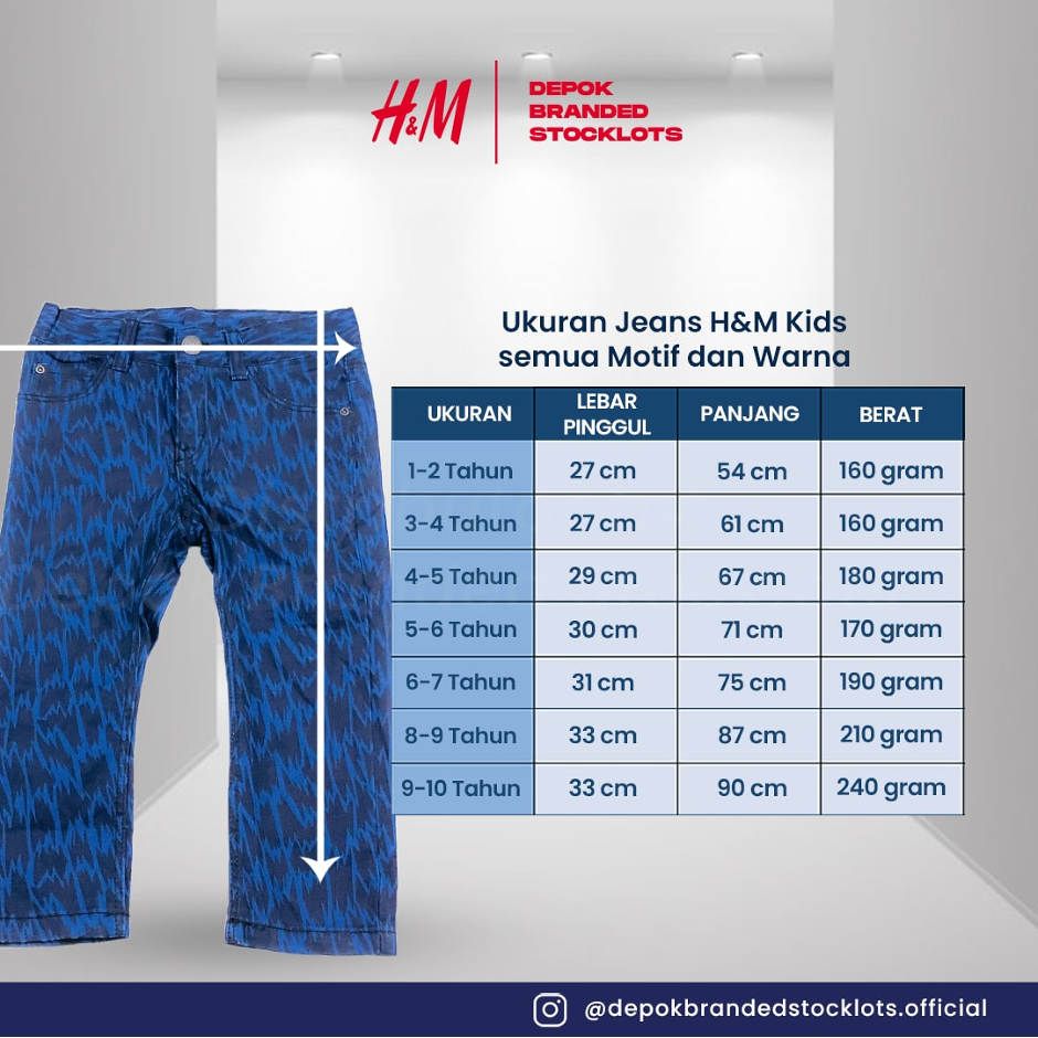 Distributor Celana Jeans Anak H&M Murah 01