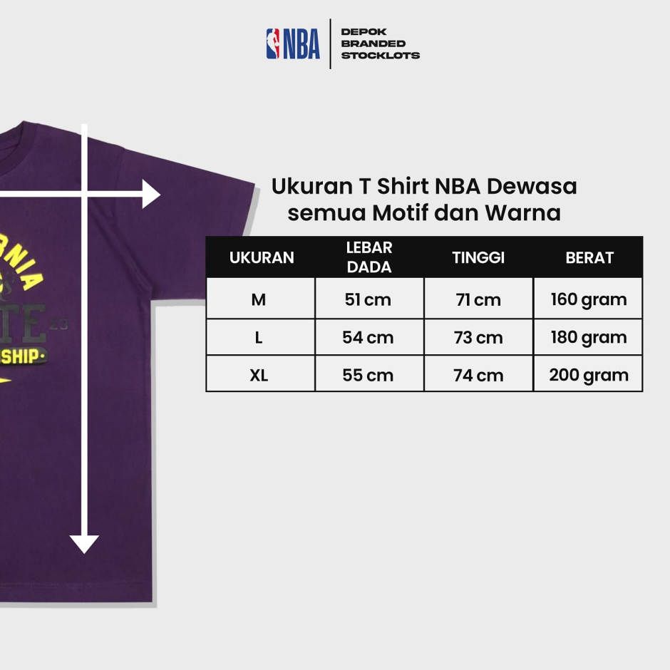 Distributor Kaos NBA Lakers Pria Dewasa Harga Murah 01
