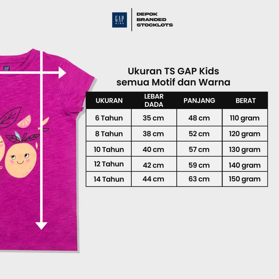 Distributor Baju Anak Perempuan Merk GAP Harga Murah 01