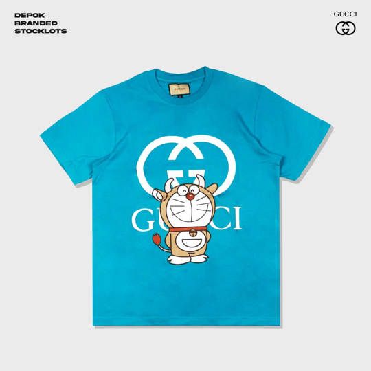 Distributor T-Shirt Dewasa Gucci x Doraemon Harga Murah 04