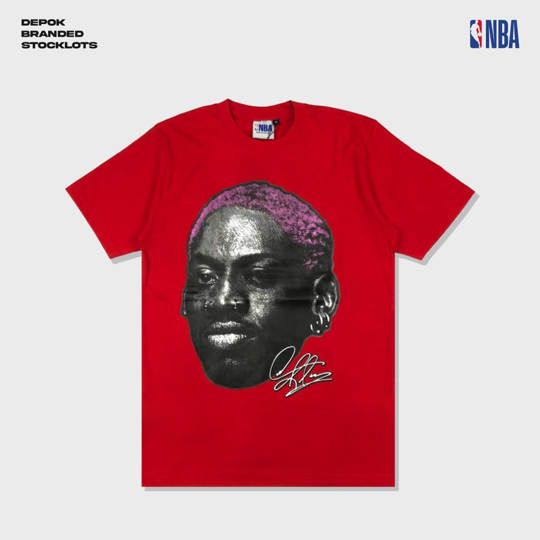 Distributor T-Shirt NBA Dennies Rodman Harga Murah 02