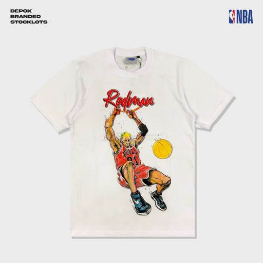 Distributor T-Shirt NBA Dennies Rodman Harga Murah 03