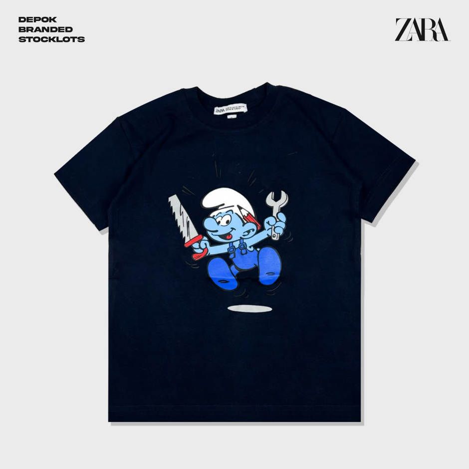 Distributor Baju Zara Anak The Smurf Murah 02