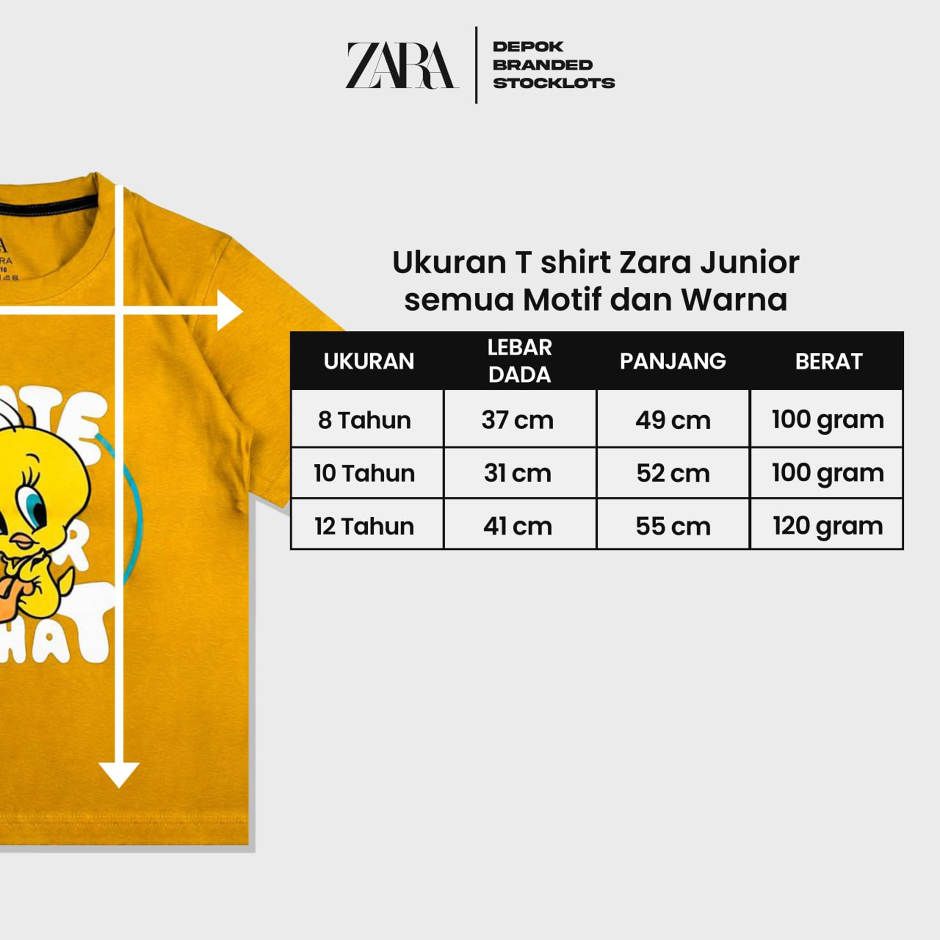 Distributor Baju Anak Zara X Tweety Harga Murah 01
