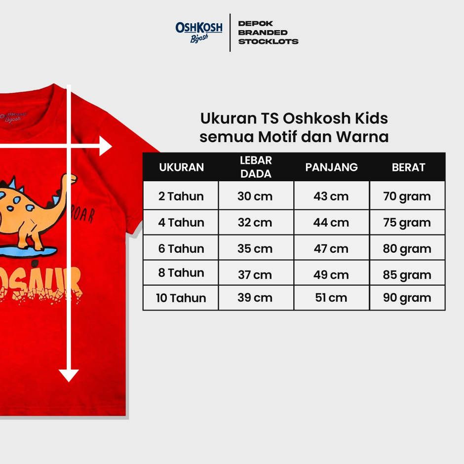 Distributor Baju Anak Oshkosh Dino Harga Murah 12