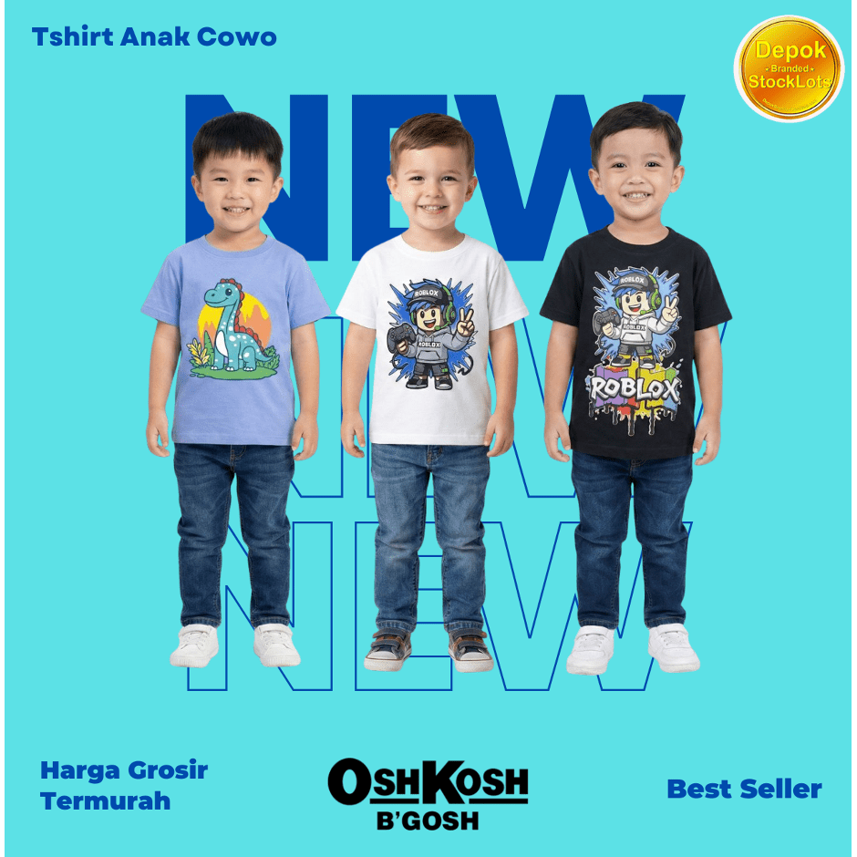 Tshirt Oshkosh Anak Cowo