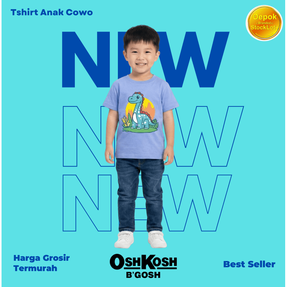 Tshirt Oshkosh Anak Cowo