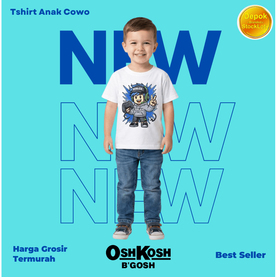 Tshirt Oshkosh Anak Cowo