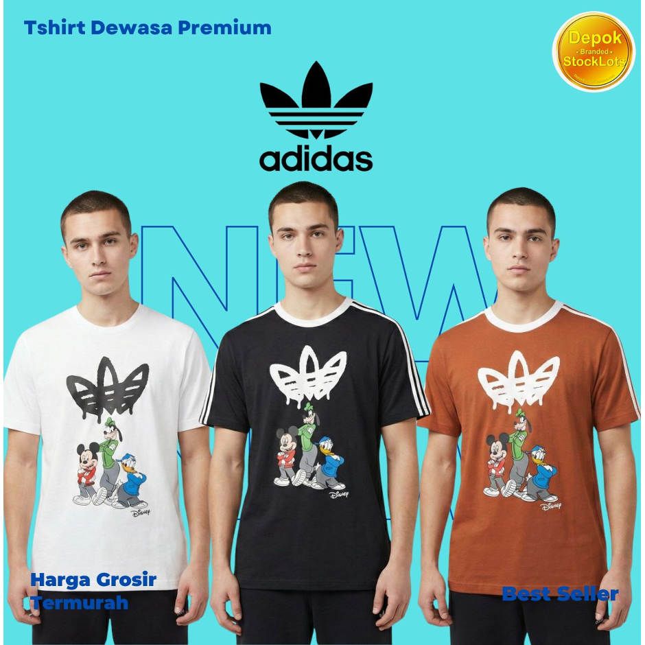 TISHIRT ADIDAS DEWASA