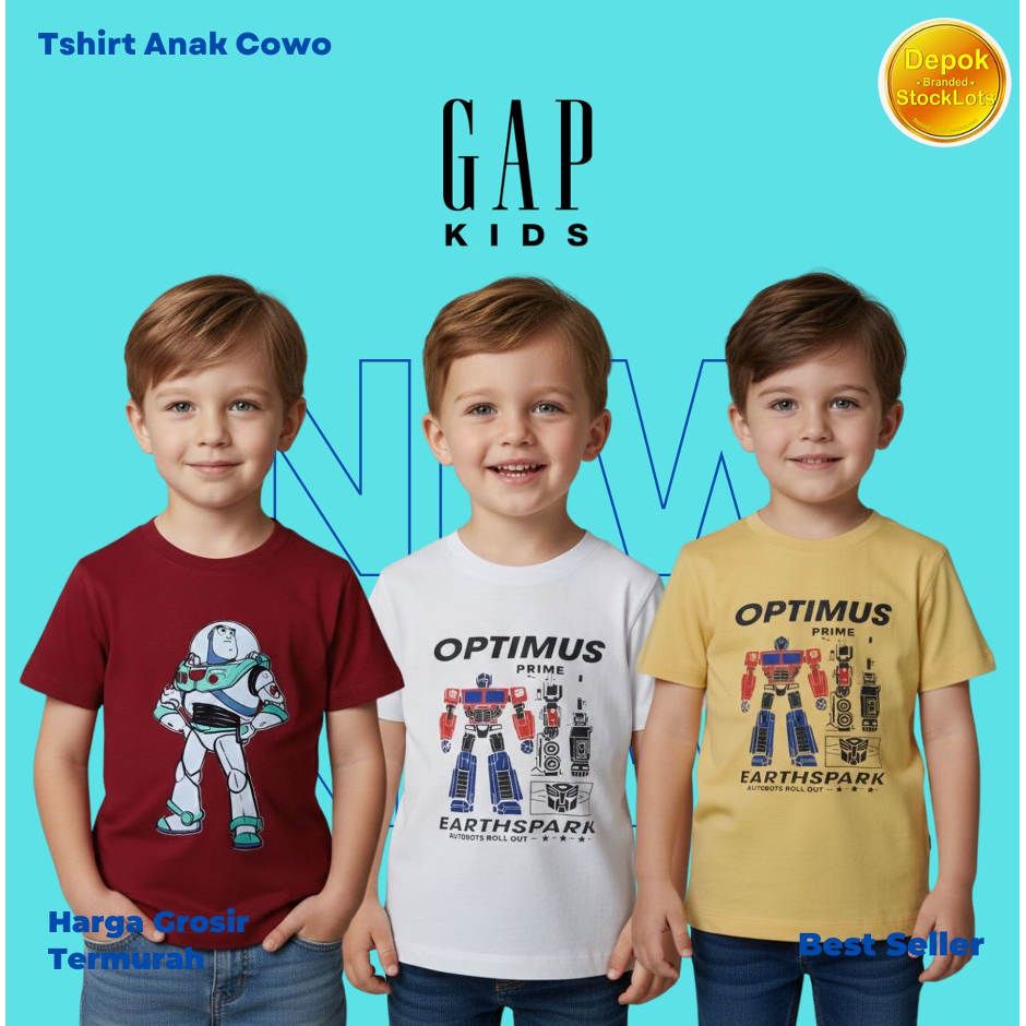 TSHIRT GAP ANAK COWO
