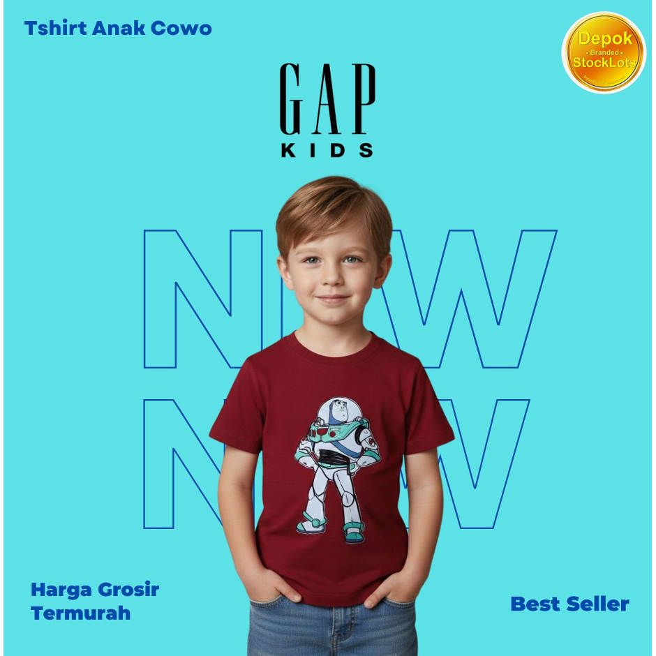 TSHIRT GAP ANAK COWO