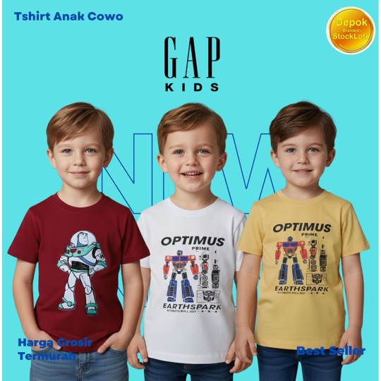 TSHIRT GAP ANAK COWO