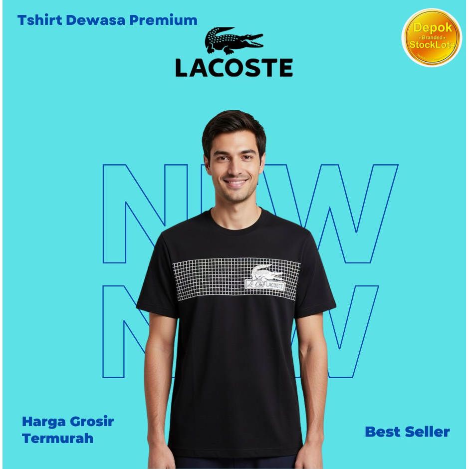 TSHIRT LACOSTE DEWASA
