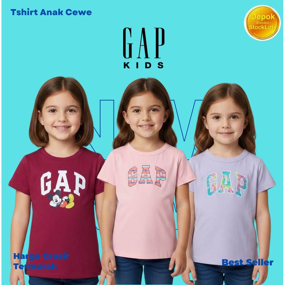 TSHIRT GAP ANAK CEWE