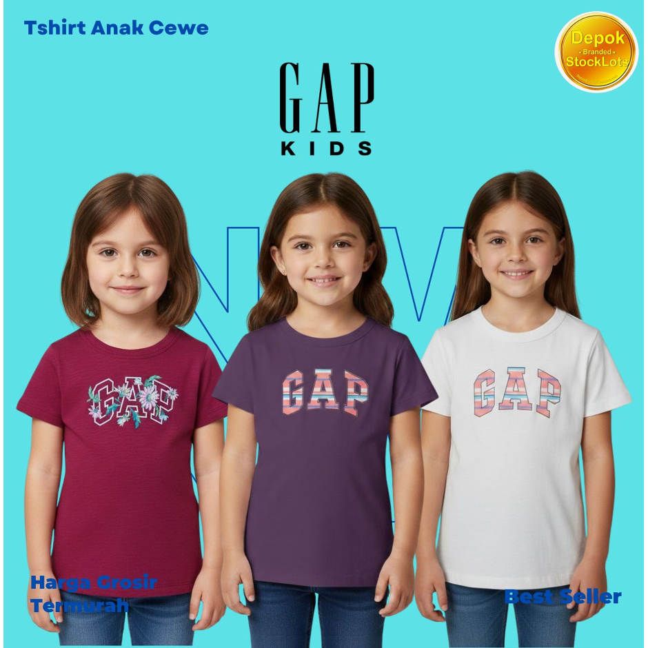 TSHIRT GAP ANAK CEWE