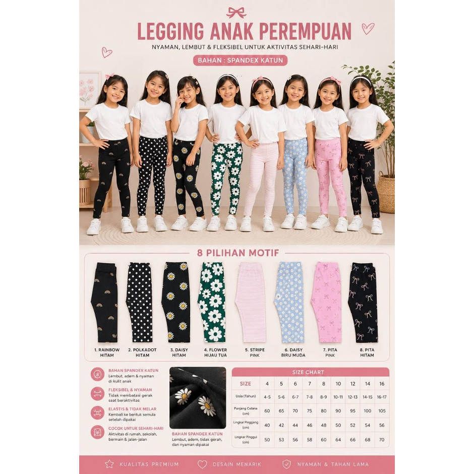 LEGGING ANAK OLD NAVY