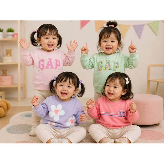 CREWNECK ANAK GAP