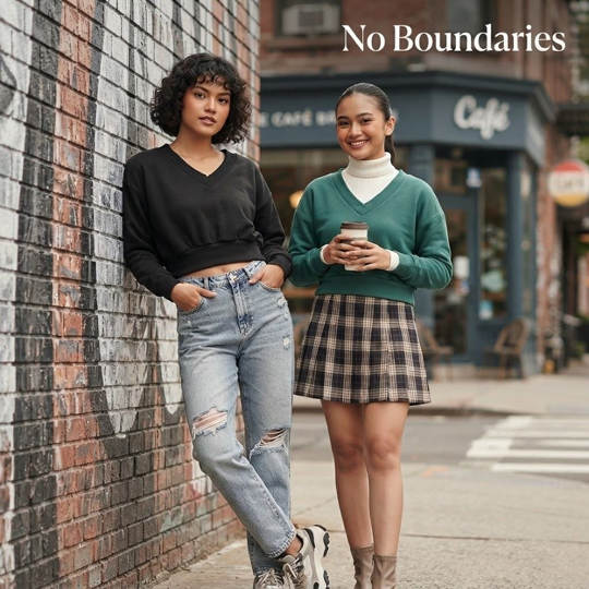 Crewneck no boundaries