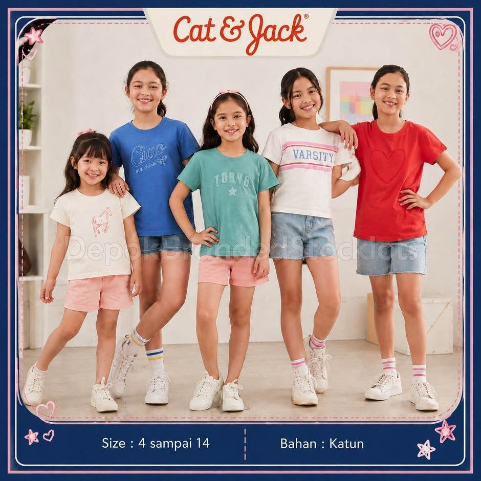 TSHIRT CAT & JACK CEWE