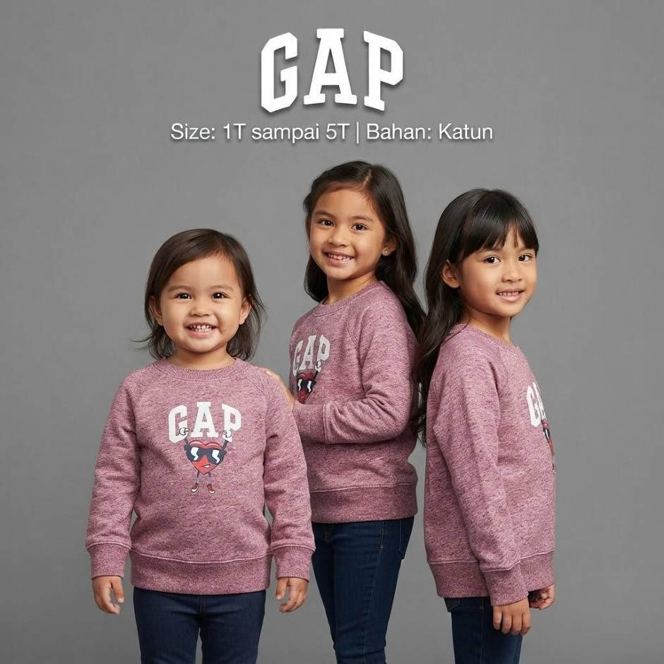 CREWNECK ANAK GAP