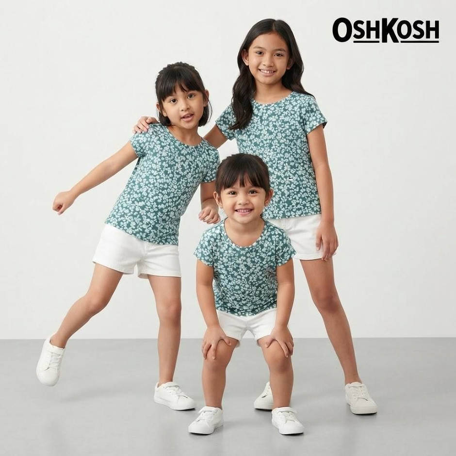 TSHIRT OSHKOSH ANAK CEWE