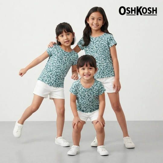 TSHIRT OSHKOSH ANAK CEWE