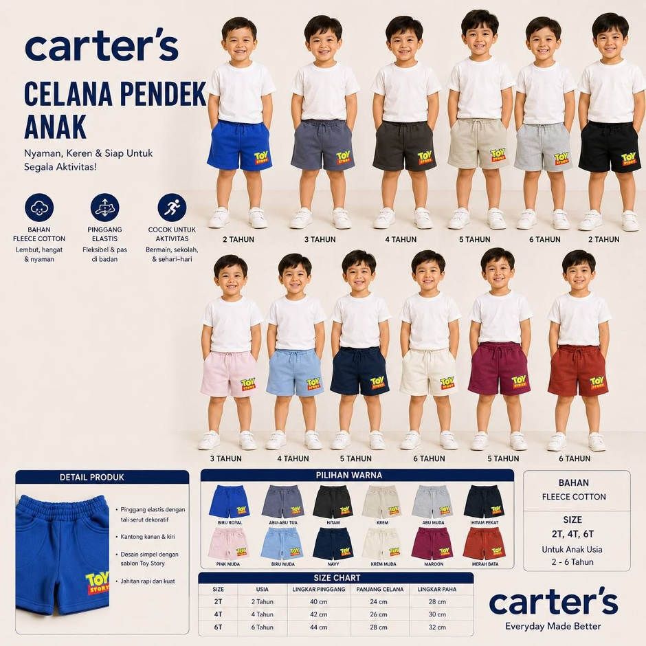 SHORTPANT ANAK CARTER'S