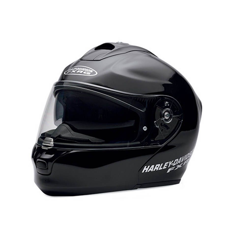 Harley Davidson Fxrg Retractable Sun Shield Black Full Face Modular Helmet