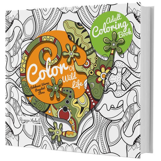 ADULT COLORING BOOK : COLOR OF WILD LIFE