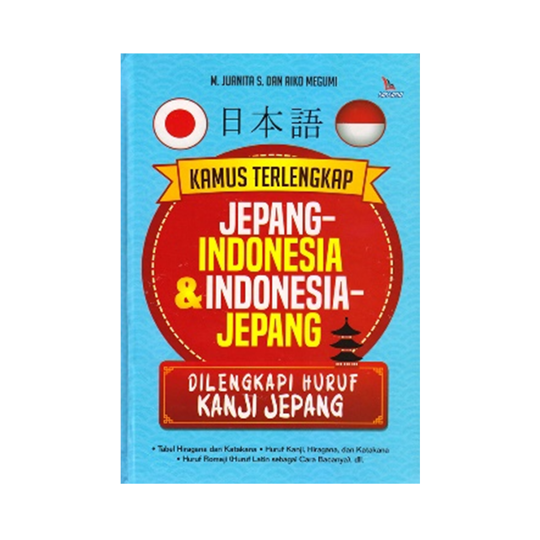 KAMUS TERLENGKAP JEPANG-INDONESIA & INDONESIA-JEPANG