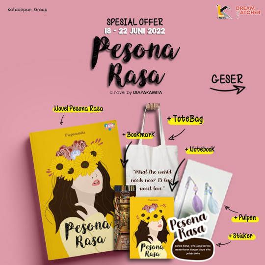 (Special Offer)) Novel Pesona Rasa - Dia Paramita