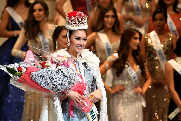 Wakili Indonesia, Kevin Lilliana Jadi Juara Miss International 2017