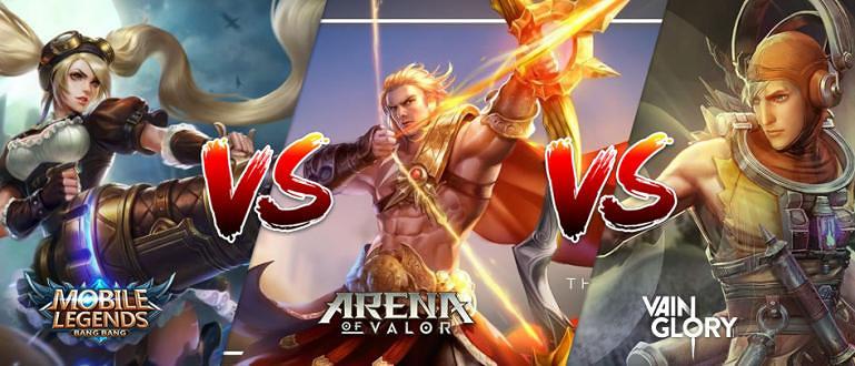 Perbedaannya Mobile Legends, AoV dan Vainglory
