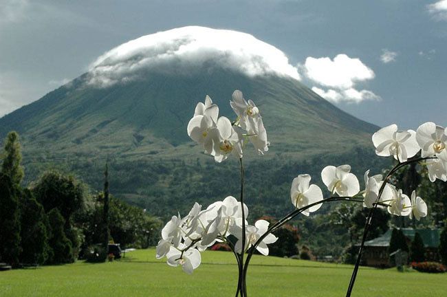 Cerita Rakyat Minahasa GUNUNG LOKON DAN GUNUNG KLABAT