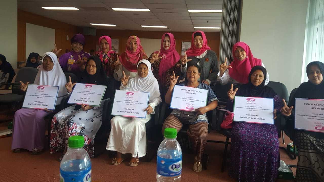 DPW PPLIPI Jateng Beri Bantuan dan Workshop UMKM