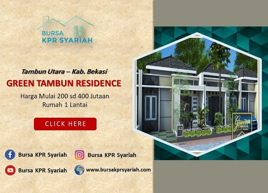 Green Tambun Residence | Rumah Cluster Minimalis di Tambun Bekasi