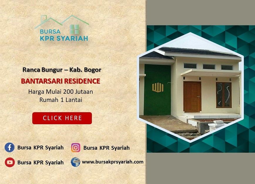 KPR Syariah Bogor - Bantar Sari Residence