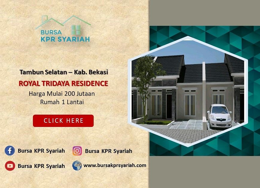 Royal Tridaya | Rumah Cluster Minimalis di Tambun Bekasi