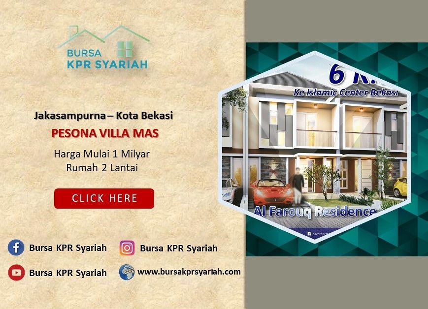 Al Farouq Residence | Cluster Minimalis 2 Lantai dekat Kranji Jatibening Bekasi