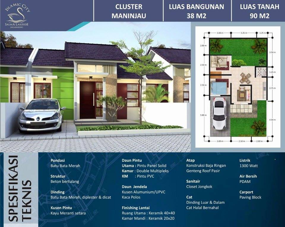 KPR Syariah Palembang  Salma Residence Lakeside Jakabaring